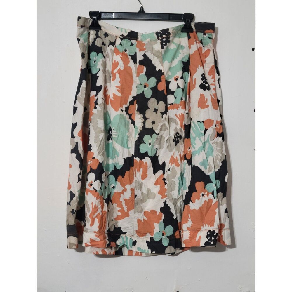 Merona floral skirt women's size 14 (J49)
